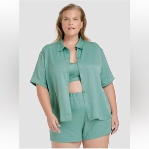 Auden satin pj set- size 1XL